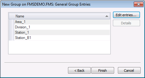 General Group Entries